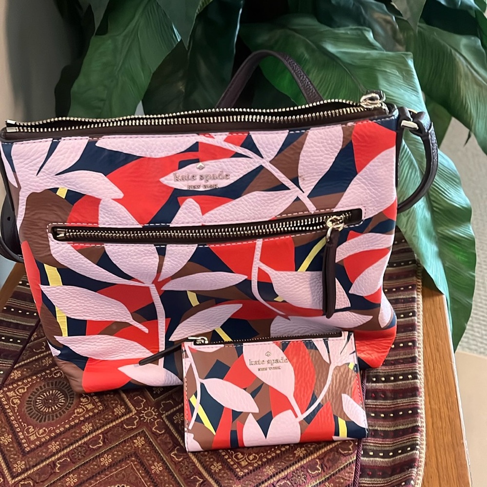 KATE SPADE SET handbag and matching wallet